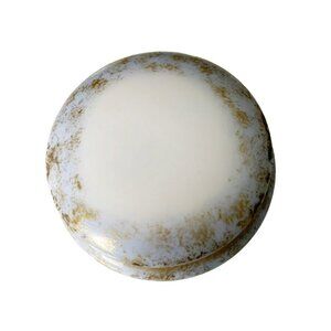 Vintage Limoges France Porcelain Lidded PowderJar Trinket Dish